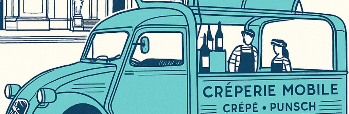 Crêpes, Charme &  Catering – À la française  mit der Crêperie Mobile