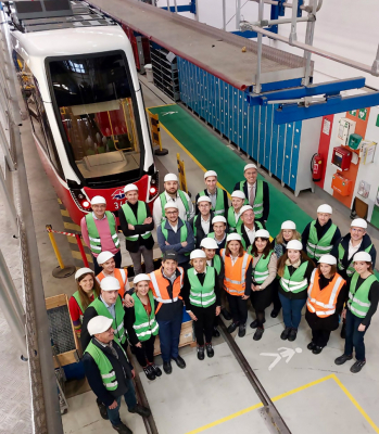 Visite guidée du site ALSTOM de Vienne avec le Directeur Simon Garnier (19.4.2023)